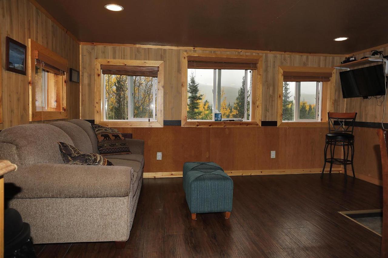 Denali Park View Family Log Cabin מראה חיצוני תמונה